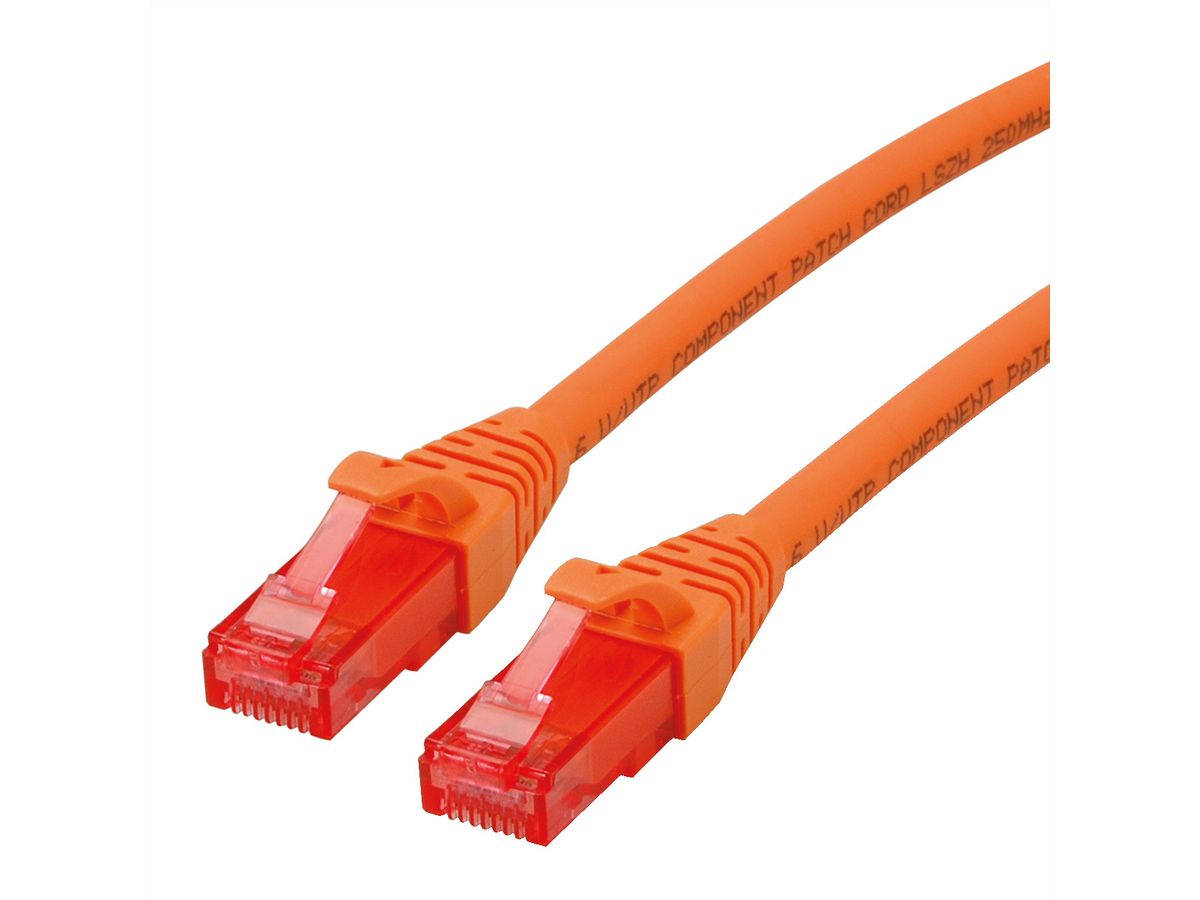 ROLINE Patchkabel Kat.6 UTP, Component Level, LSOH, orange, 0,3 m