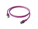 Cordon EasyLan DualBoot PushPull IP20, Cat.6A (Classe EA), S/FTP, violet, 5 m
