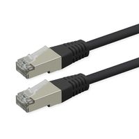 ROLINE Patchkabel Cat.6 (Class E), PoE, S/FTP (PiMF), schwarz, 5 m