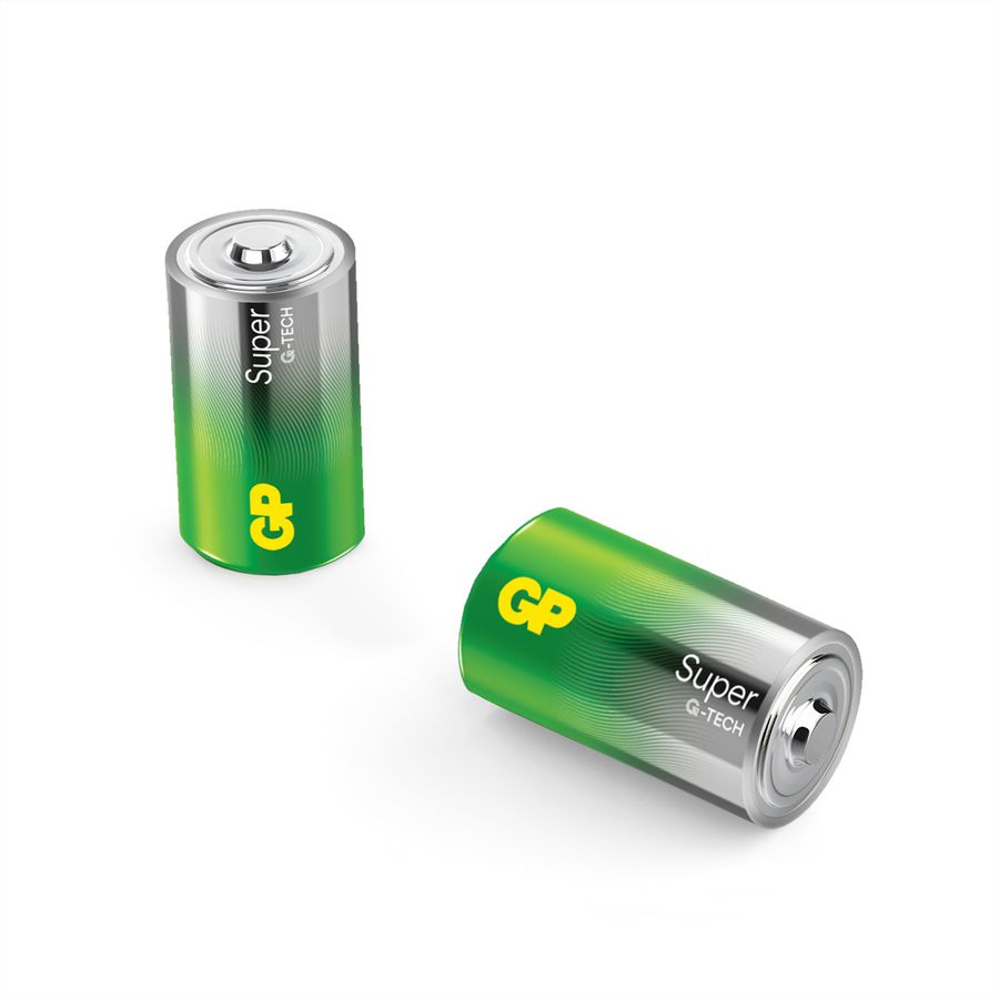 GP Batteries Super Alkaline D 2x