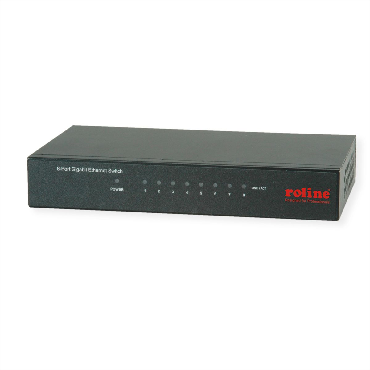 ROLINE Gigabit Ethernet Switch, 8 Ports