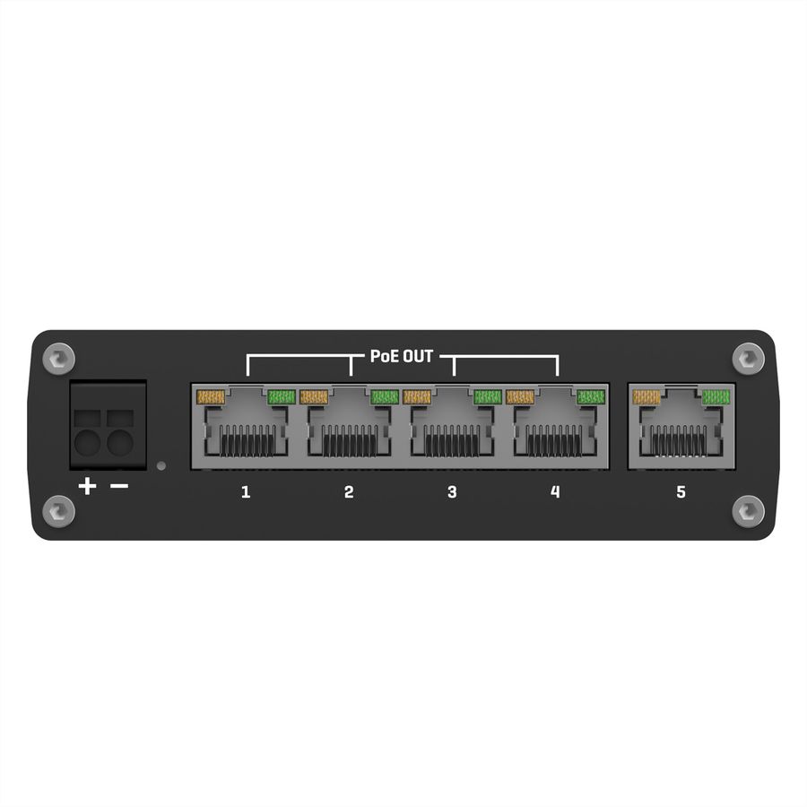 TELTONIKA TSW101 Switch 4xPoE+ Automotive  In-Vehicle