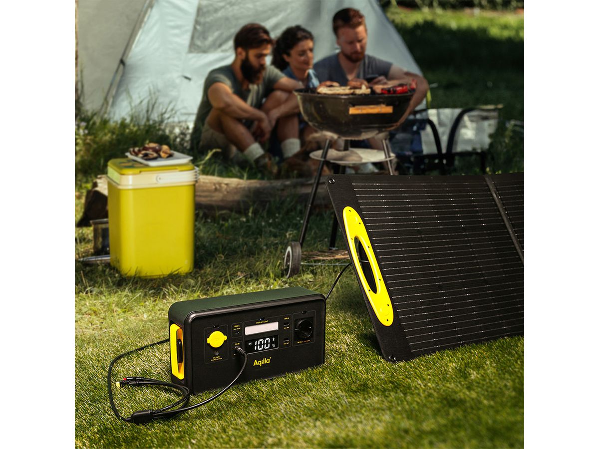 Aqiila Solarpanel Sunbird P100, Panneau solaire 100W