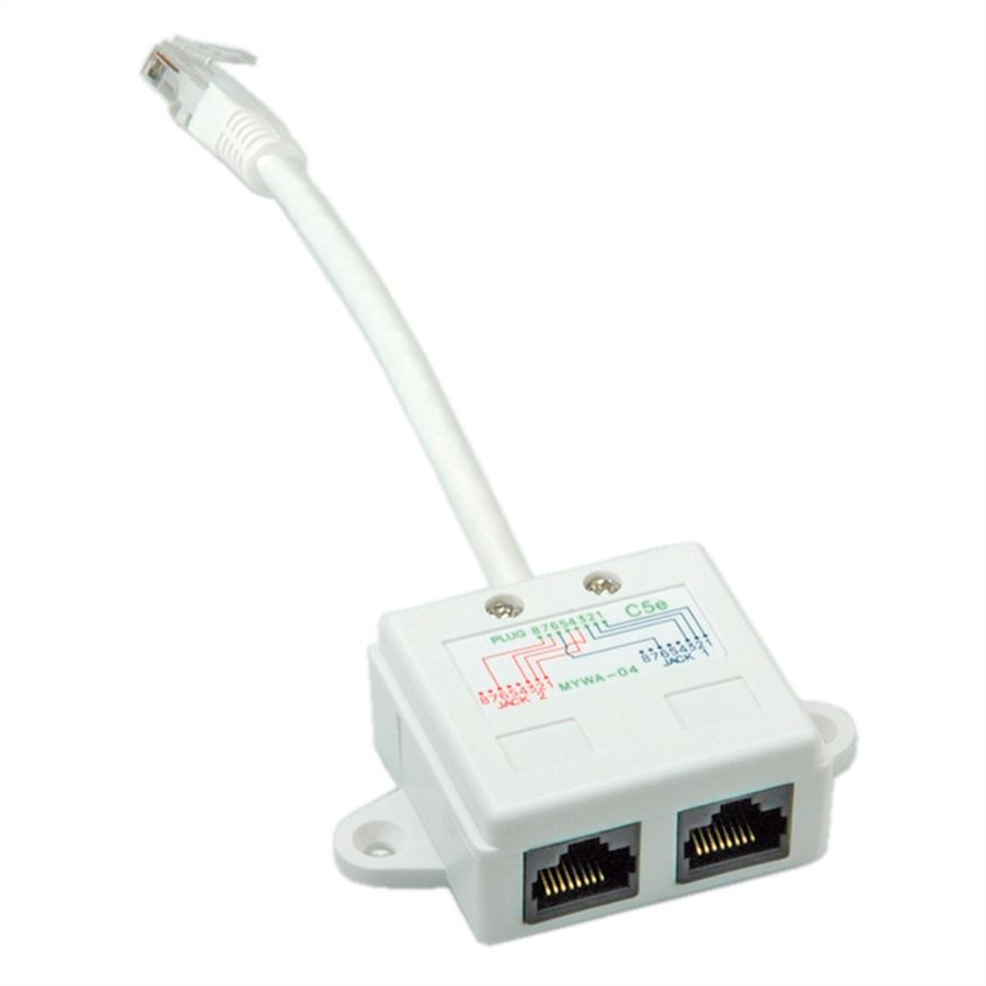 VALUE Adaptateur modulaire en T, UTP