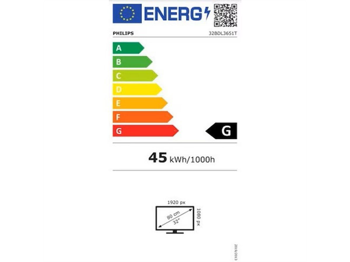 Philips Multitouch Display 32BDL3651T/00, 32", FHD, 18/7, 350cd/m², Android