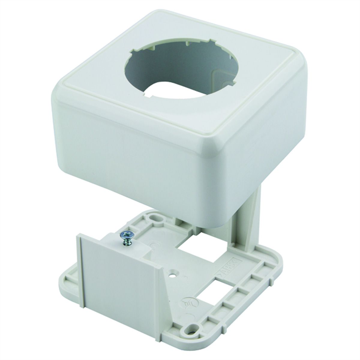 TELEGÄRTNER Boîtier pour AMJ45 blanc alpin, (D+F)