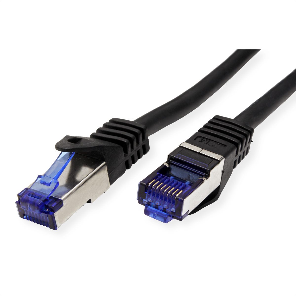 VALUE Cordon outdoor Cat.6A (Classe EA) S/FTP (PiMF) solide LSOH, noir, 30 m