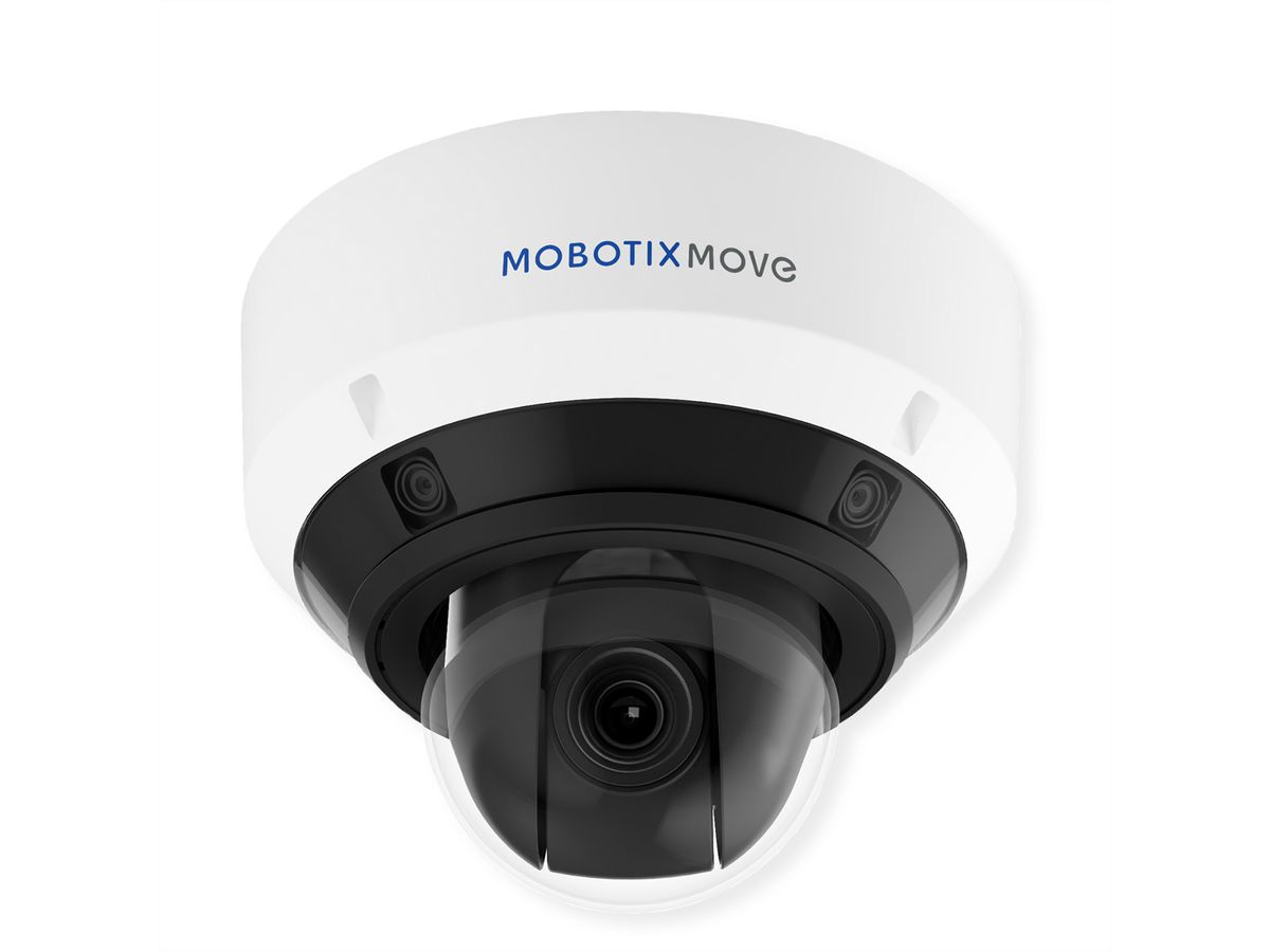 MOBOTIX MOVE Vandal-Multisensor 4x 5 MP + PTZ 2 MP