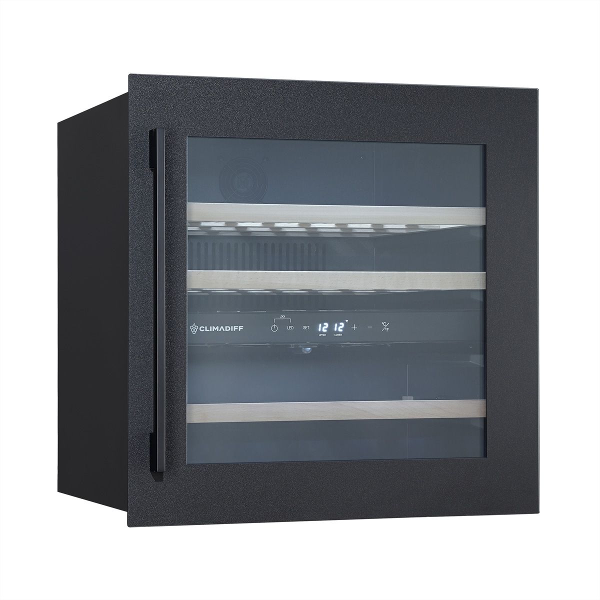 Climadiff Weinkühlschrank CBI36DBM, Unterbau, 2 Zonen, 36 Flaschen