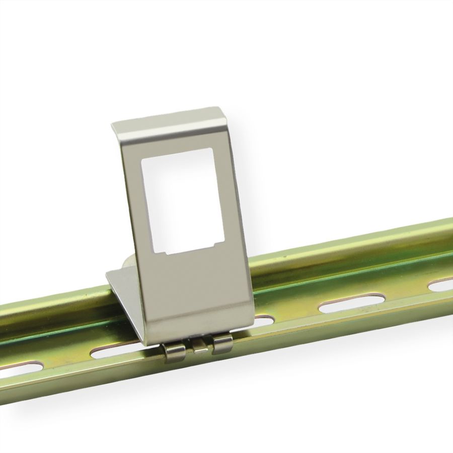 VALUE Hutschienen-Adapter unbestückt, für 1 Keystone