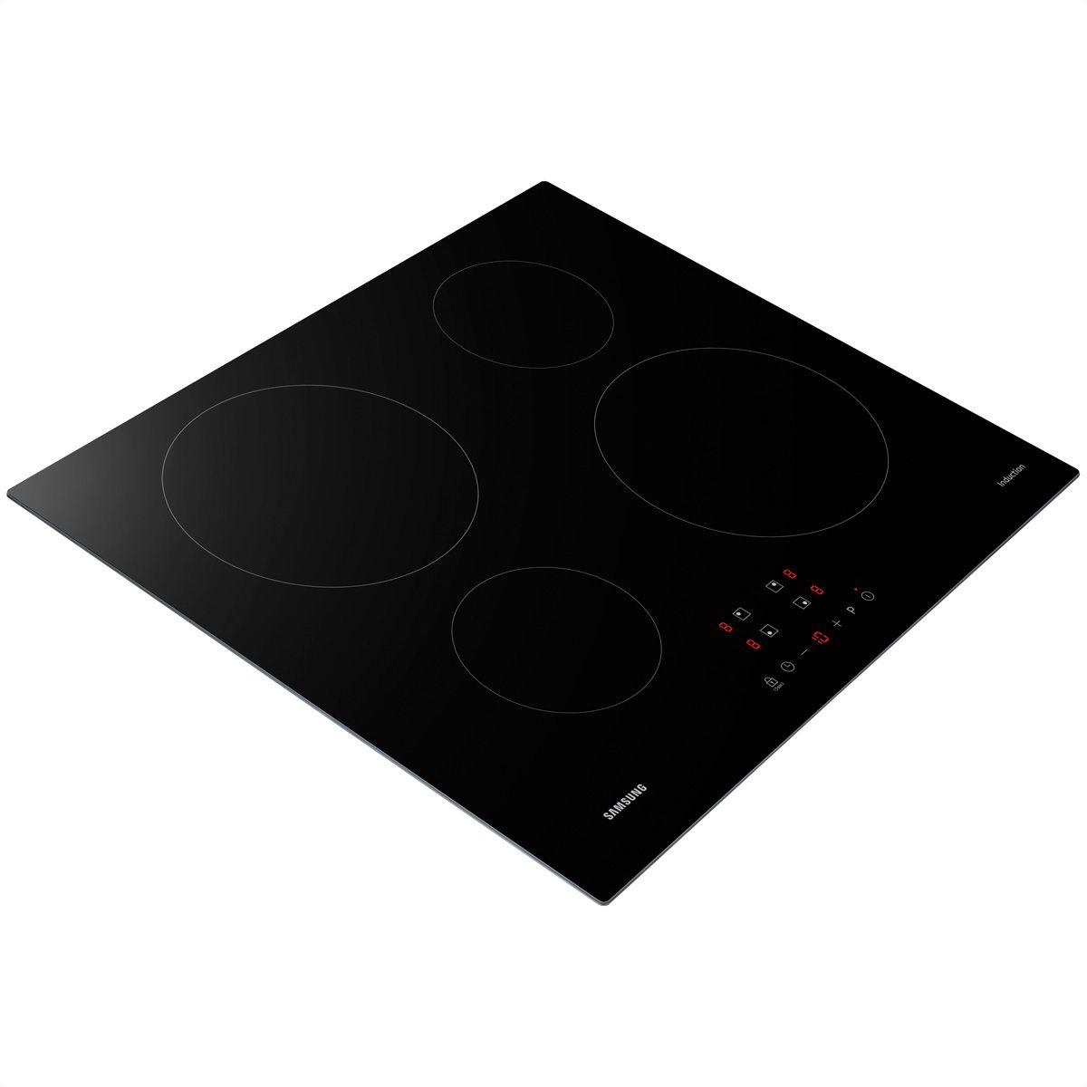 Samsung Induktionskochfeld 60cm, 2 Kochzonen à Ø14cm & 2 Kochzonen àØ22cm