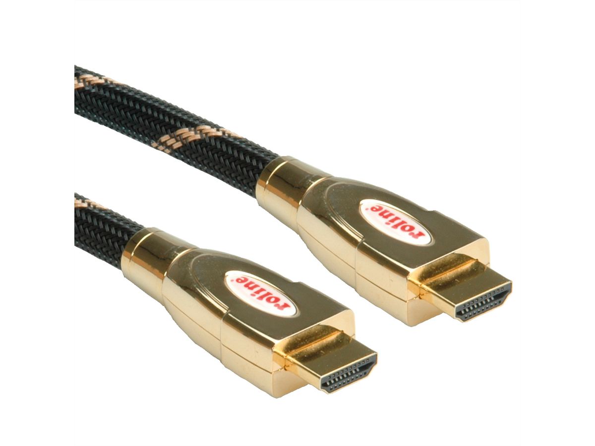 ROLINE GOLD Câble HDMI Ultra HD avec Ethernet, M/M, 5 m