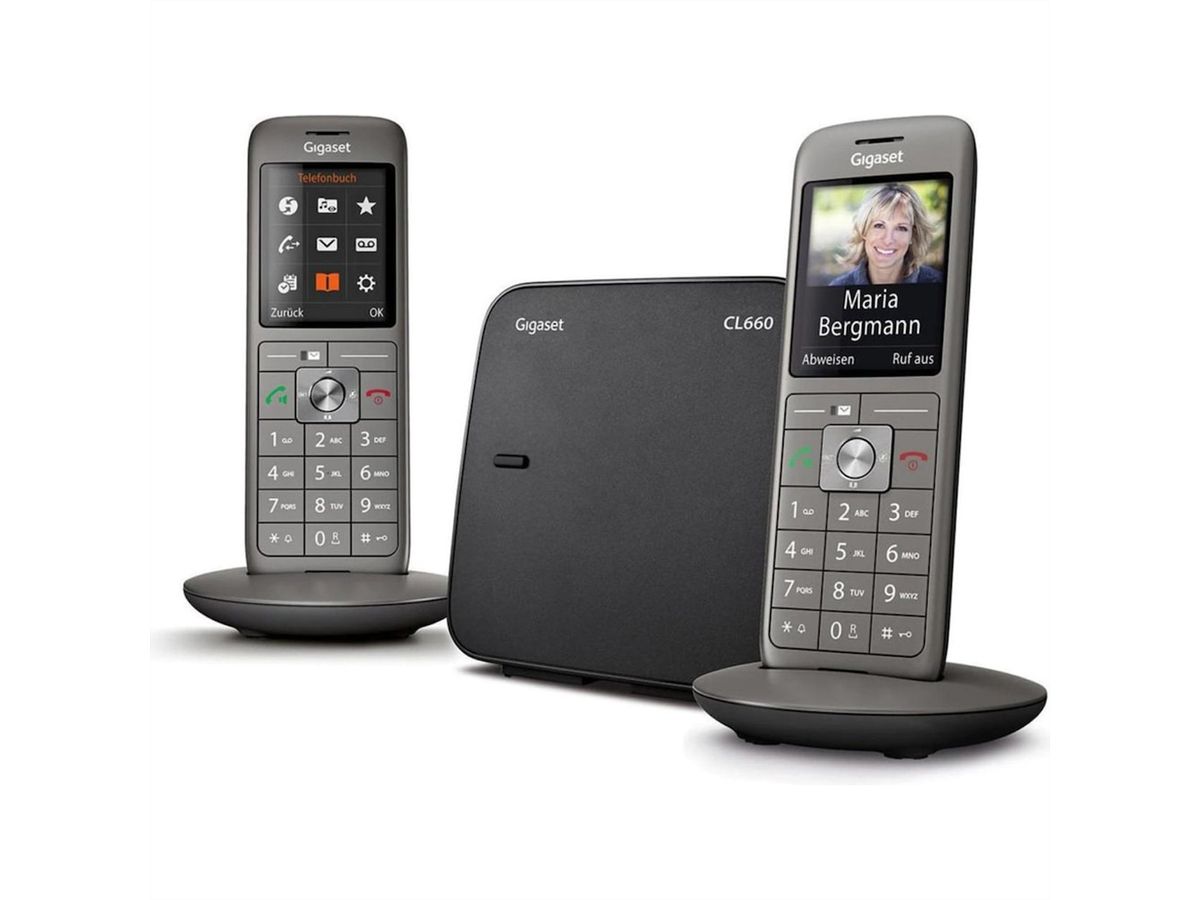 Gigaset Téléphone fixe CL660 Duo