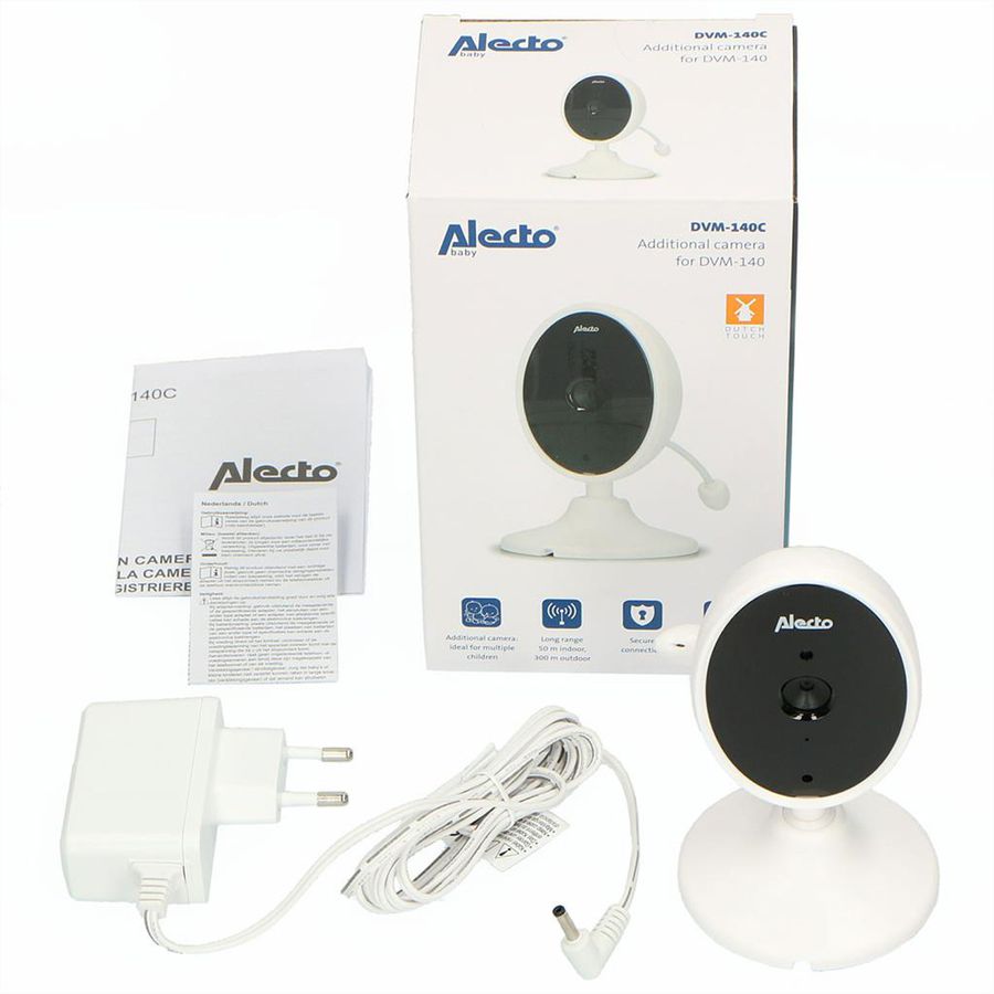 Alecto Baby Zusatzkamera DVM-140C für DVM-140, weiss
