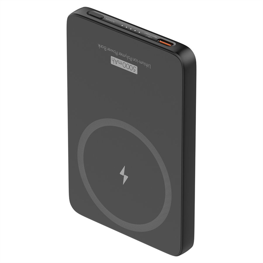 Steffen Powerbank Magnetic 15W, PD+Qi 5'000mAh max. 5V-3A