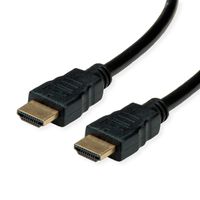 ROLINE RM Câble HDMI High Speed avec Ethernet, noir, 1 m