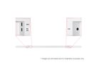 Samsung Soundbar HW-S801D, blanc