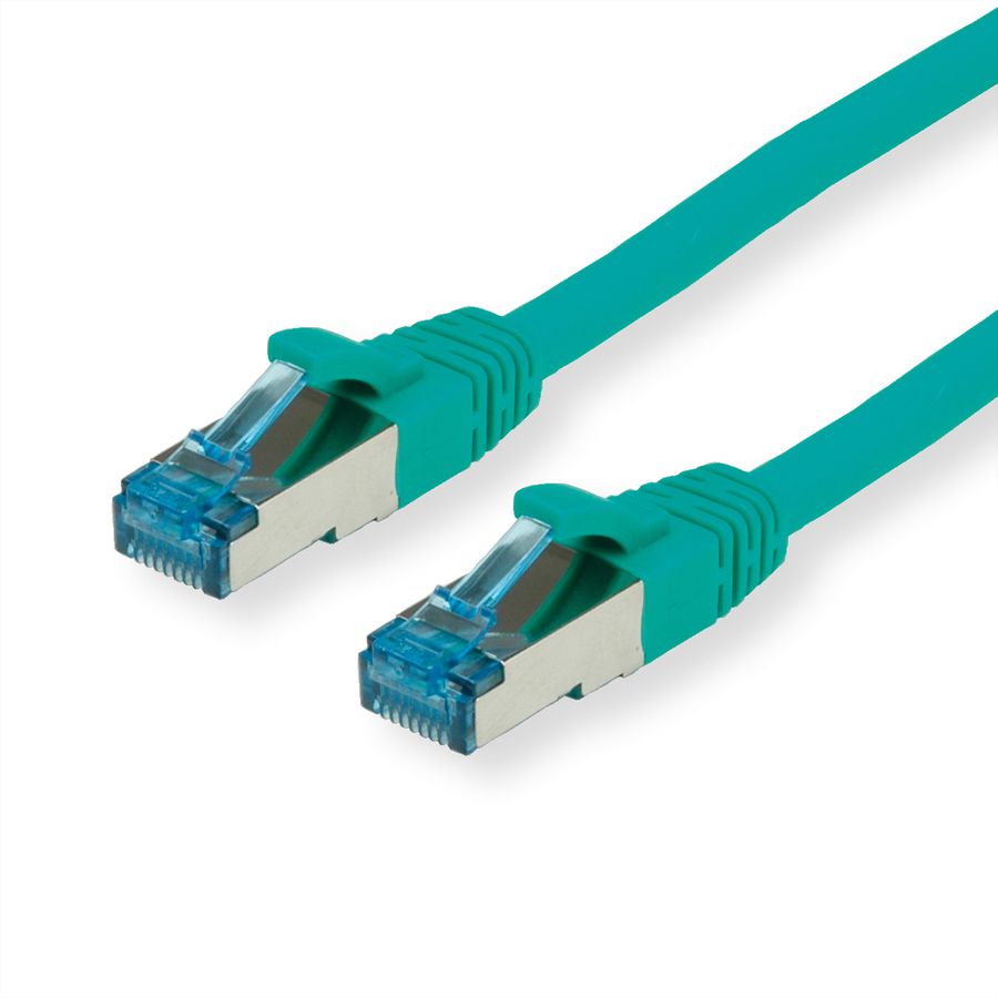 Cordon VALUE Cat.6A (Classe EA) / 10 Gigabit S/FTP, LSOH, vert, 5 m