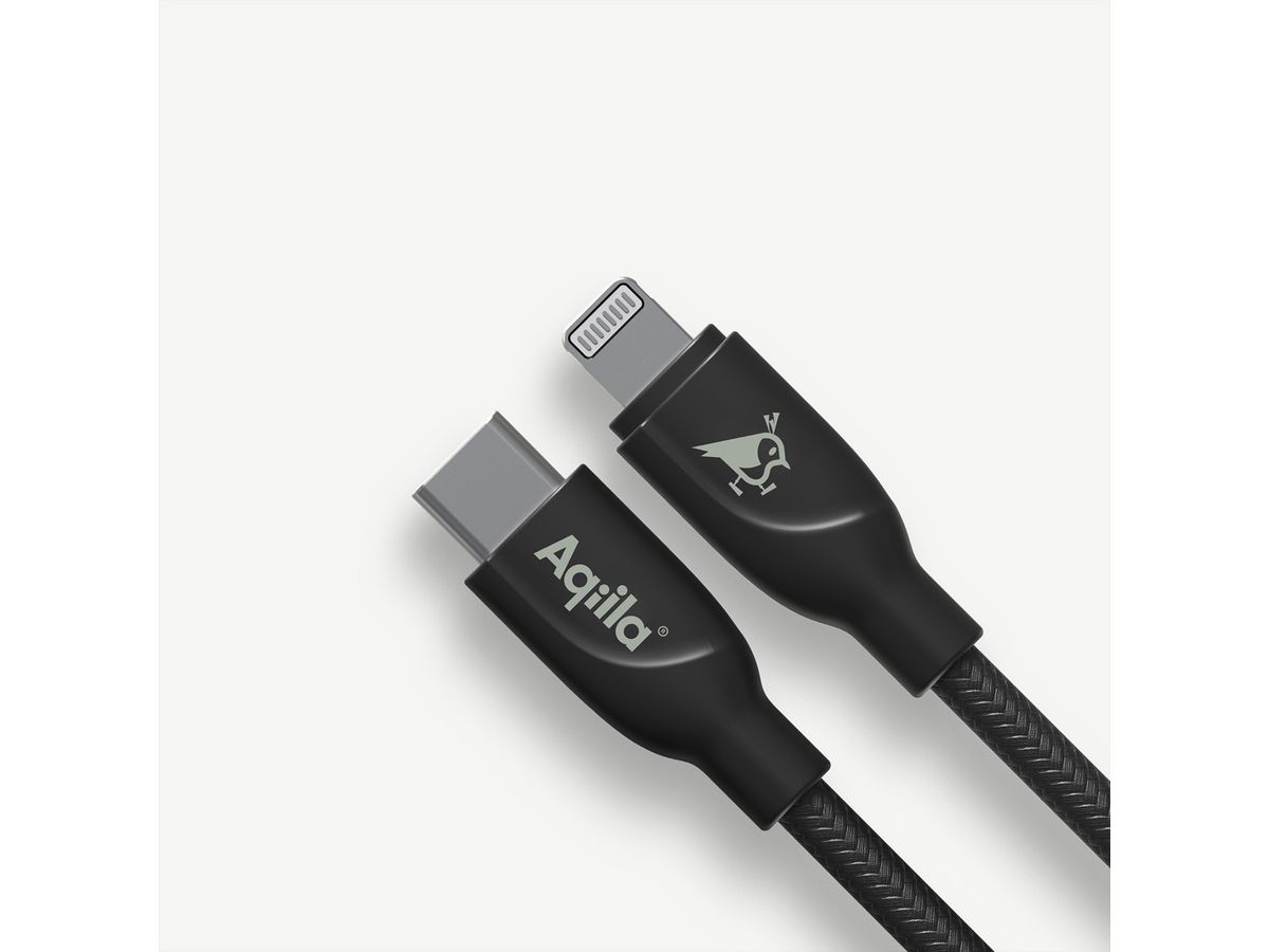 Aqiila Câble Cablebird CB21, 30W Type C vers Lightning 1 mètre