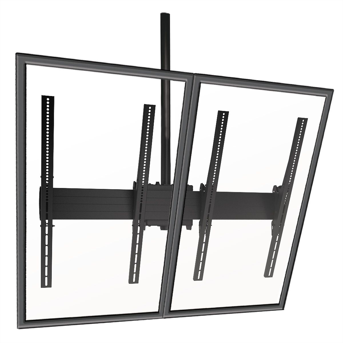 Chief adaptateur d'angle proj. CPA330, Plaque plafond déport latéral, noir