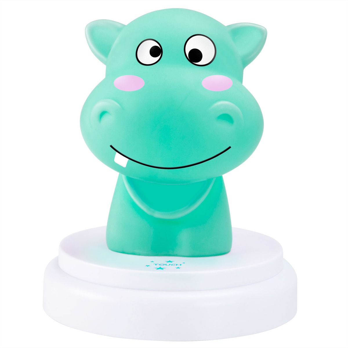 Alecto Baby LED Nachtlicht Silly Hippo, Nilpferd, blau