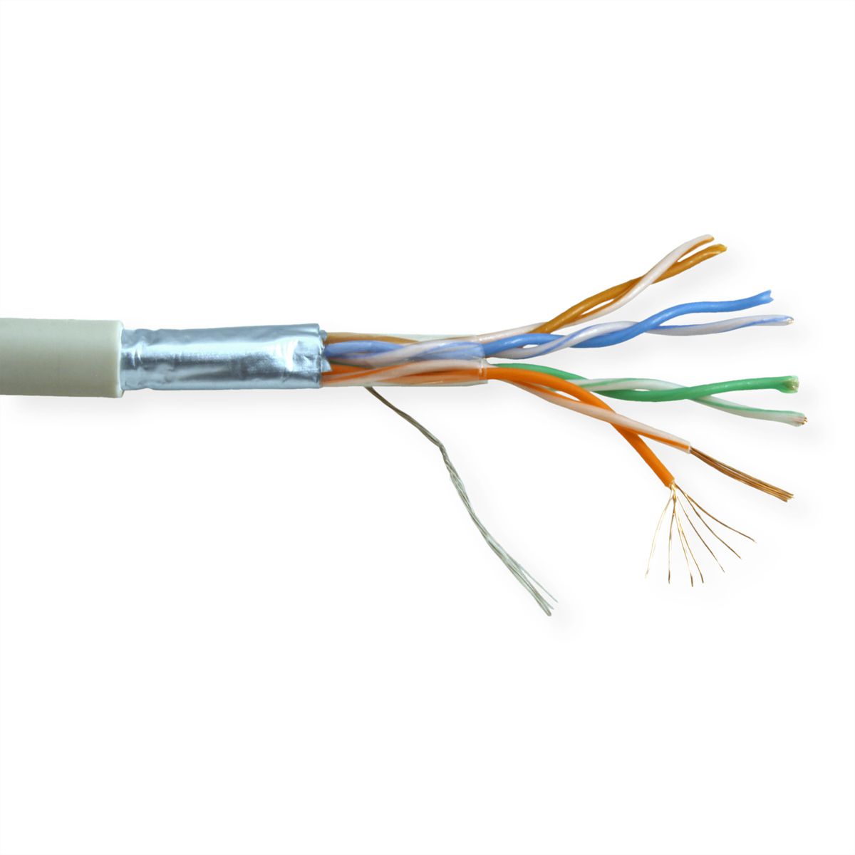 ROLINE FTP Kabel Cat.5e (Class D), Litze, 300m