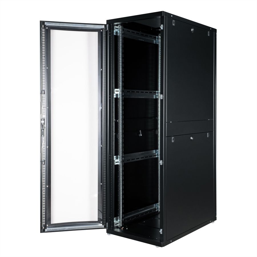 ROLINE 19" Baie serveur Pro 42U, 600x1000 LxP noir Plexiglas