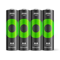GP Batteries Recyko+ Pro, Akku 4xAA, 2000 mAh, 1,2 V