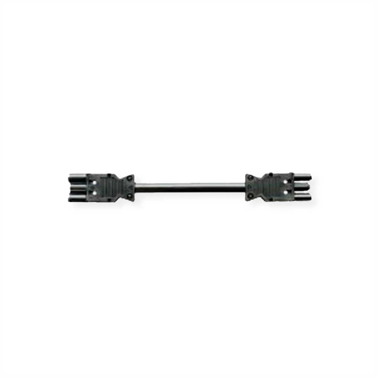 BACHMANN Câble prolongateur GST18-3 Mâle / femelle, sans halogène, noir, 0,3 m