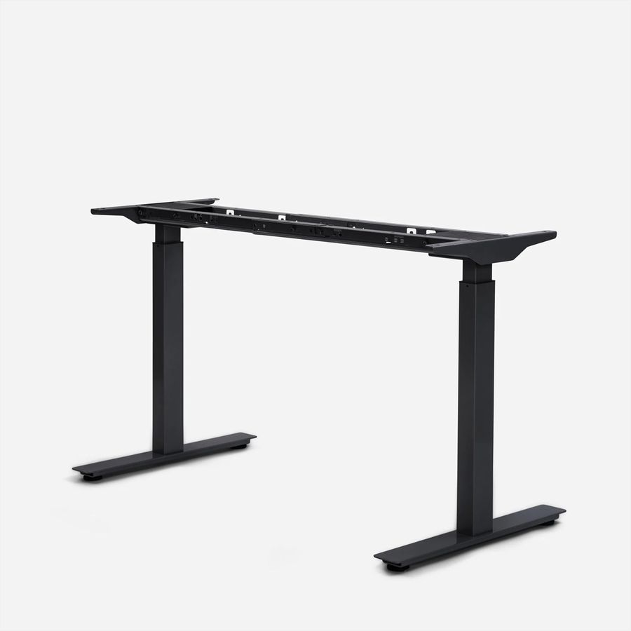 WRK21 Piètement de table Work gris, 100-180 x 60 / 66,5-130,5 cm de hauteur