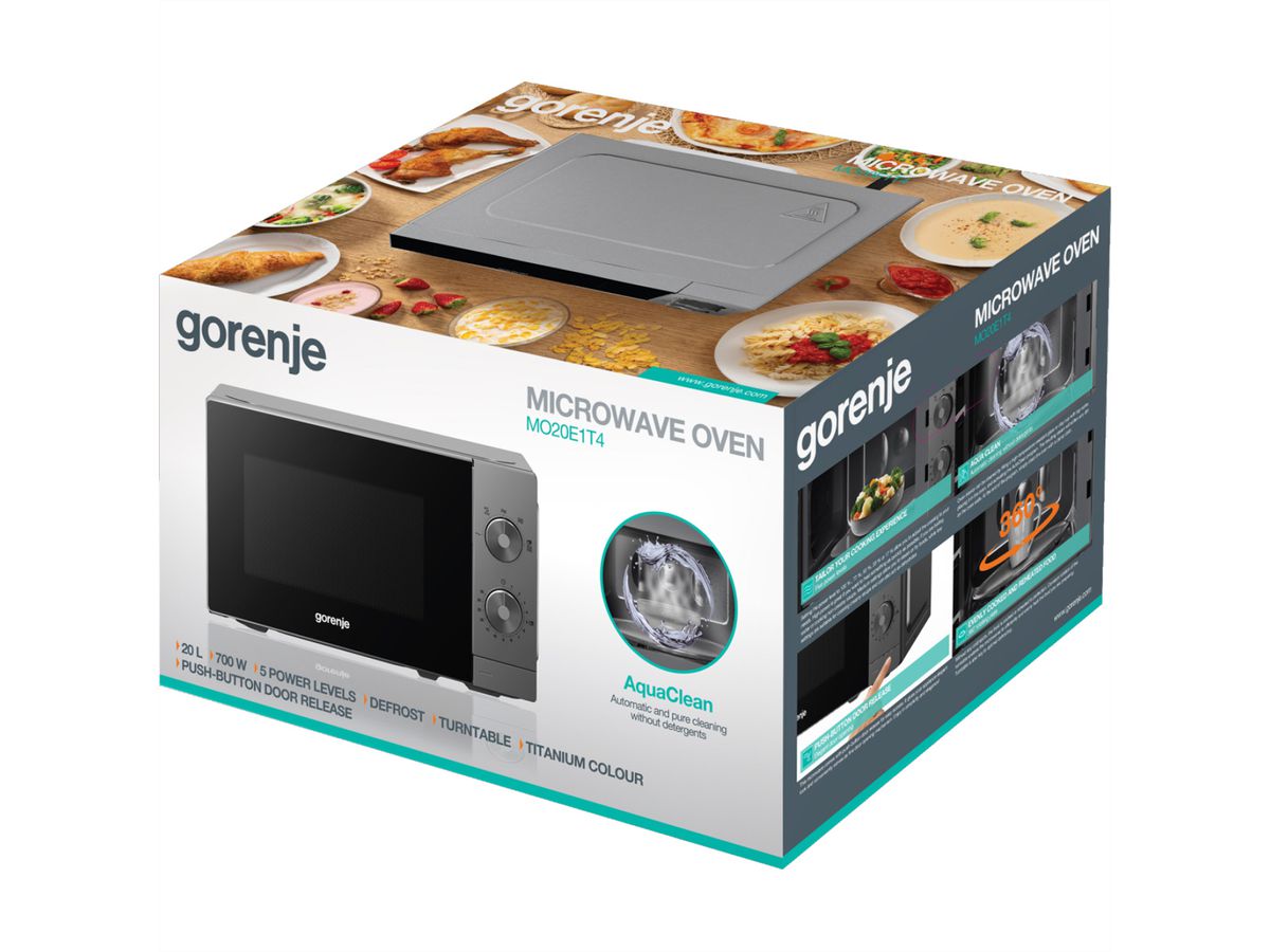 Gorenje Mikrowelle MO20E1T4, 700W, 20L