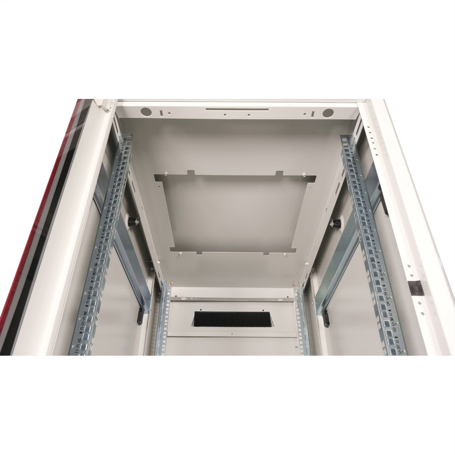ROLINE 19-Zoll Netzwerkschrank Pro 47 HE, 600x1000 BxT Glastür grau