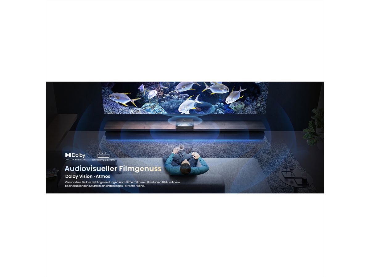 **Retoure**Hisense Laser TV PL1SE 80"-120", UHD, 2100 lumens