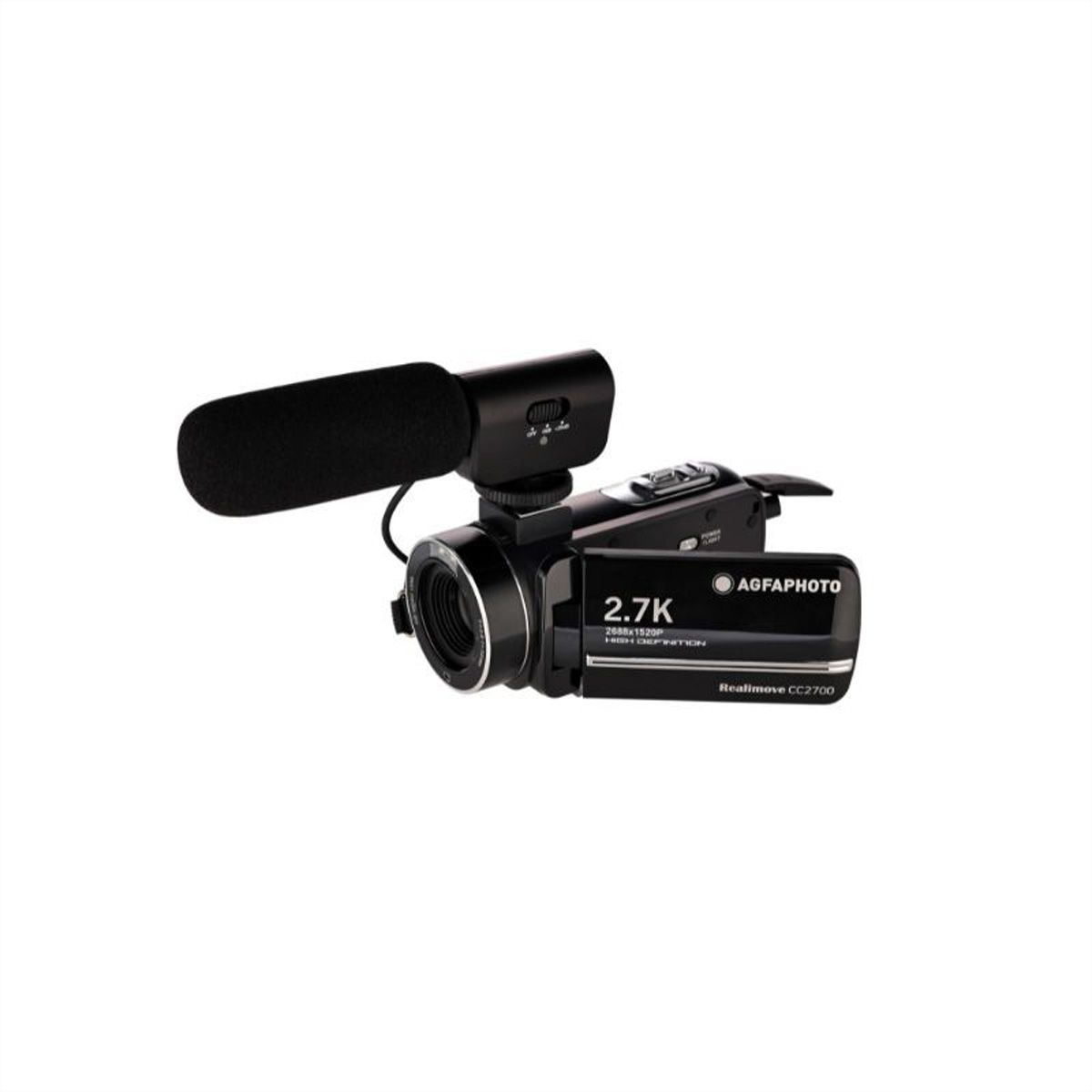 Caméscope Agfa Realimove CC2700 2.7K, Noir
