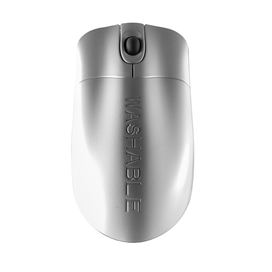 SEAL SHIELD Silver Storm STWM042, Souris USB blanche étanche et antimicrobienne