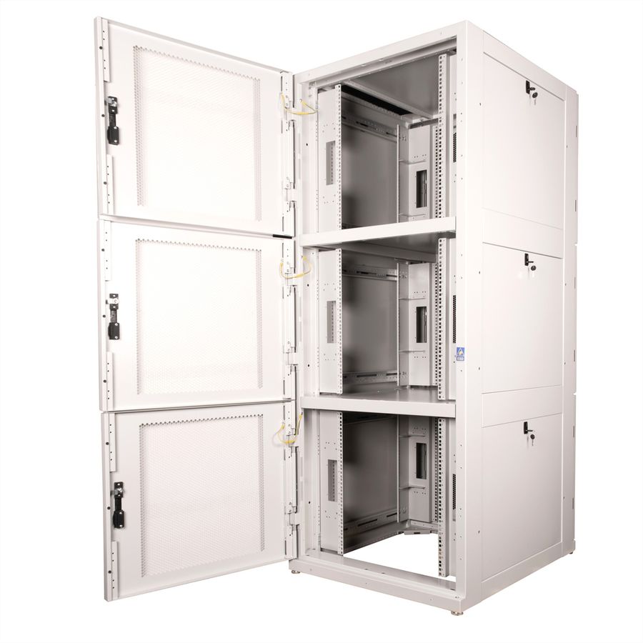ROLINE Armoire de colocation 45U 800x1000mm, 3 compartiments, gris