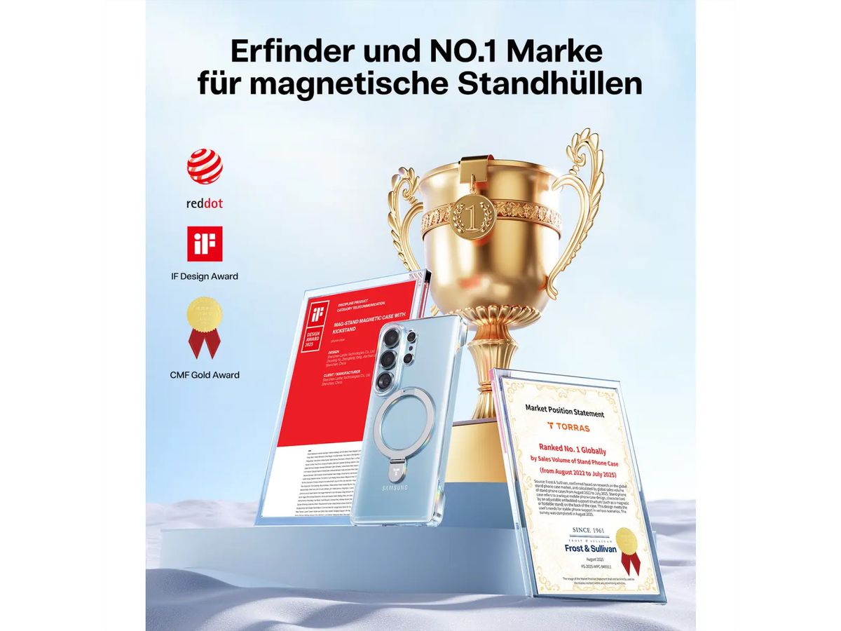 Torras Ostand Slim Case, S26 Ultra, transparent