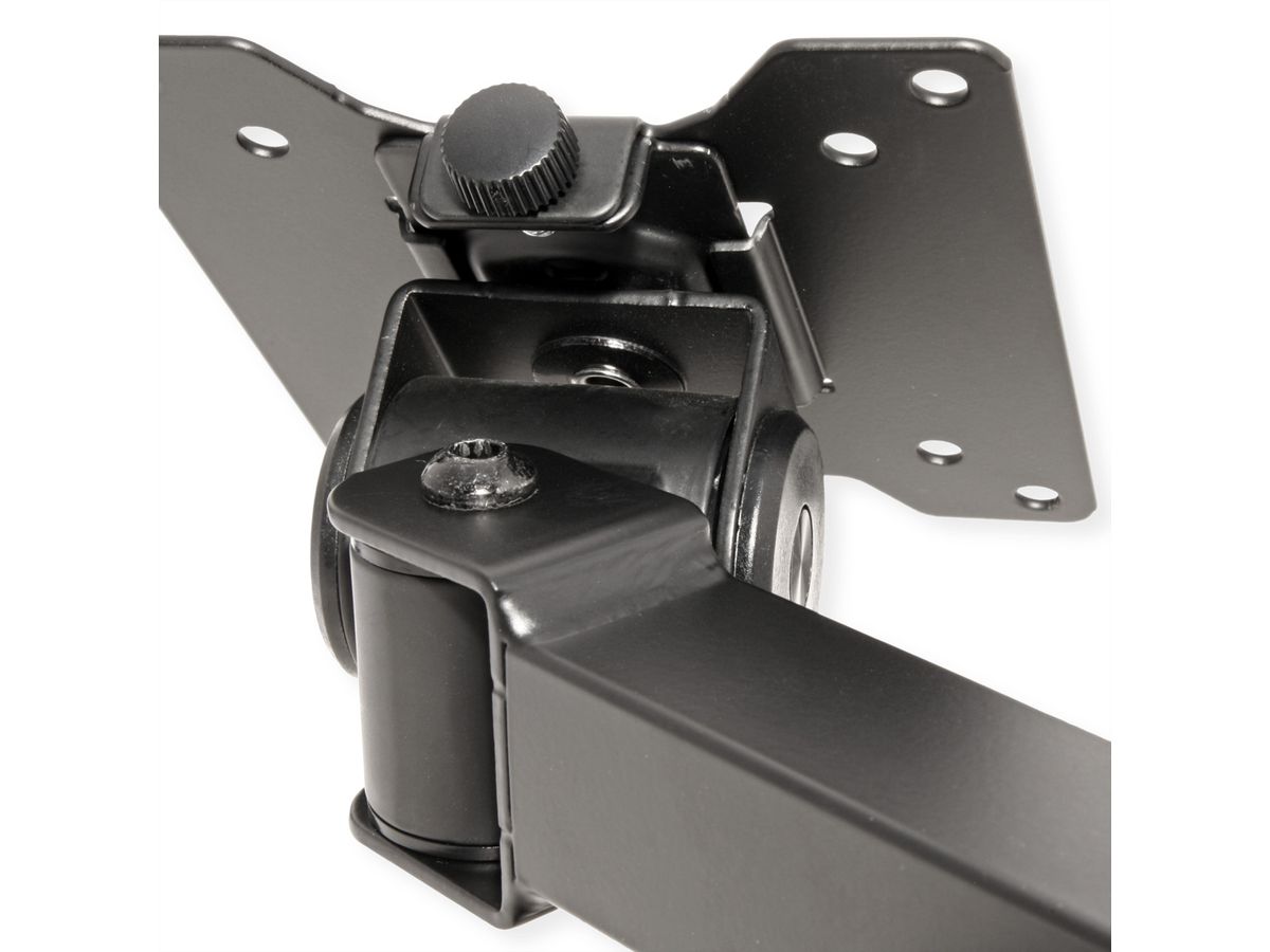 VALUE Schwerlast-LCD-Arm, Trägerstange, 4 Gelenke, Tischmontage, bis 20 kg