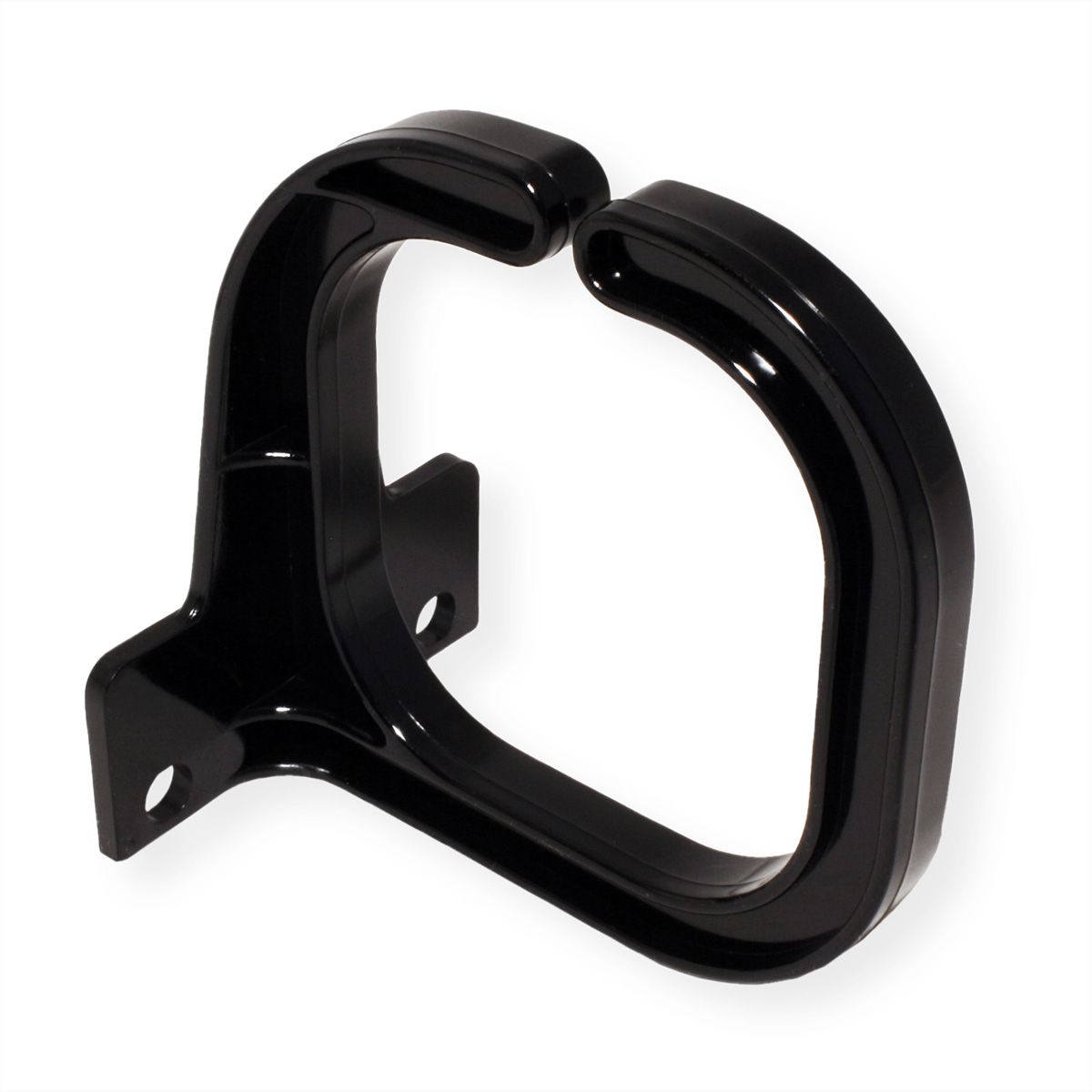 VALUE Kabelöse, 80×80 mm, Kunststoff, schwarz