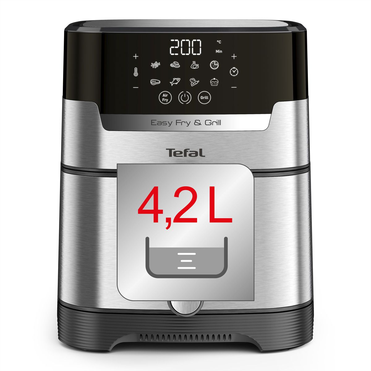 Tefal Friteuse à air chaud EY505D15, Easy Fry & Grill Precision+