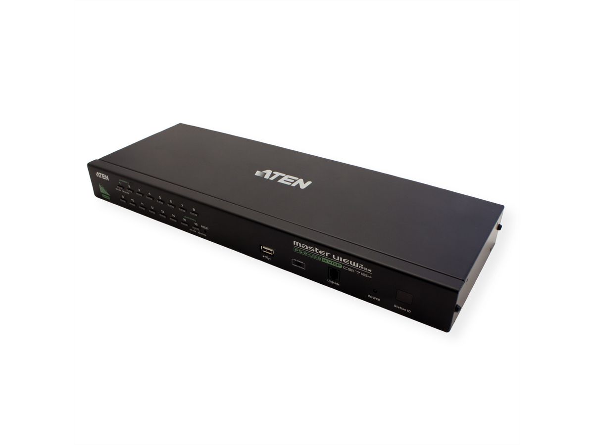 ATEN CS1716A KVM Switch VGA, PS/2-USB, USB-Peripherie Port, 16 Ports