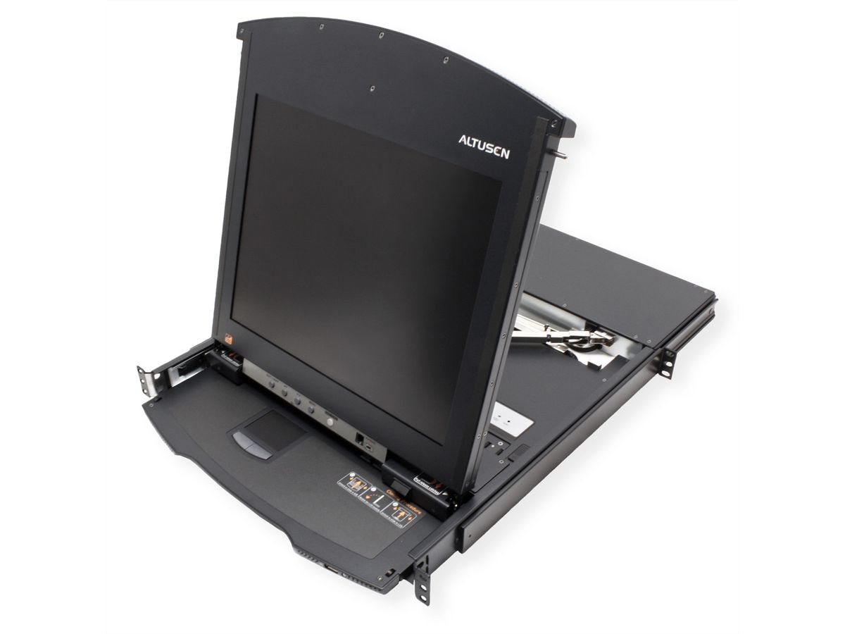 ATEN KL1516AiM 43cm LCD IP-KVM16-Port, UK-Layout