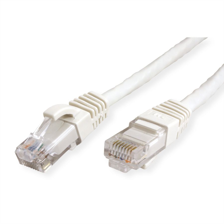 Cordon VALUE Cat.6A (Classe EA) / 10 Gigabit UTP, blanc, 7 m