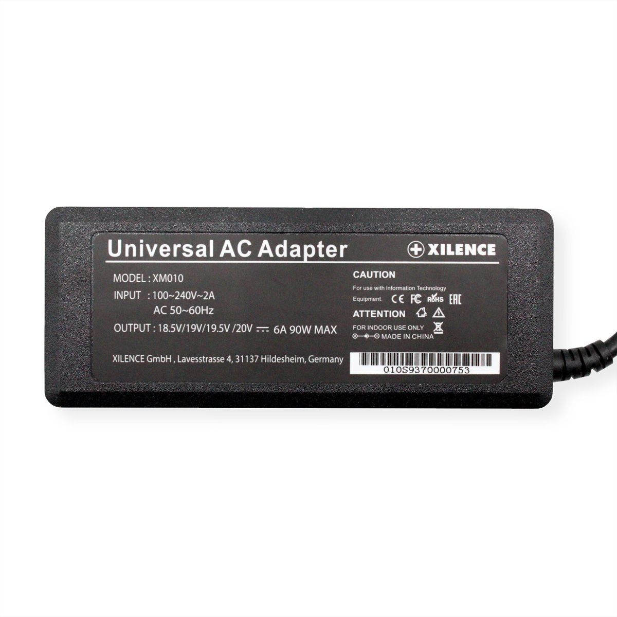 Xilence XM010 Alimentation pour ordinateur portable 90W, 9 Adapteurs