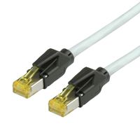 Cordon DRAKA Cat.6A (Classe EA) UC900 / HIROSE TM31, gris, 20 m