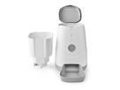 Distributeur de nourriture Nedis SmartLife Wi-Fi 3,7 l pour chiens et chats, Android™ / IOS, Blanc, Gris
