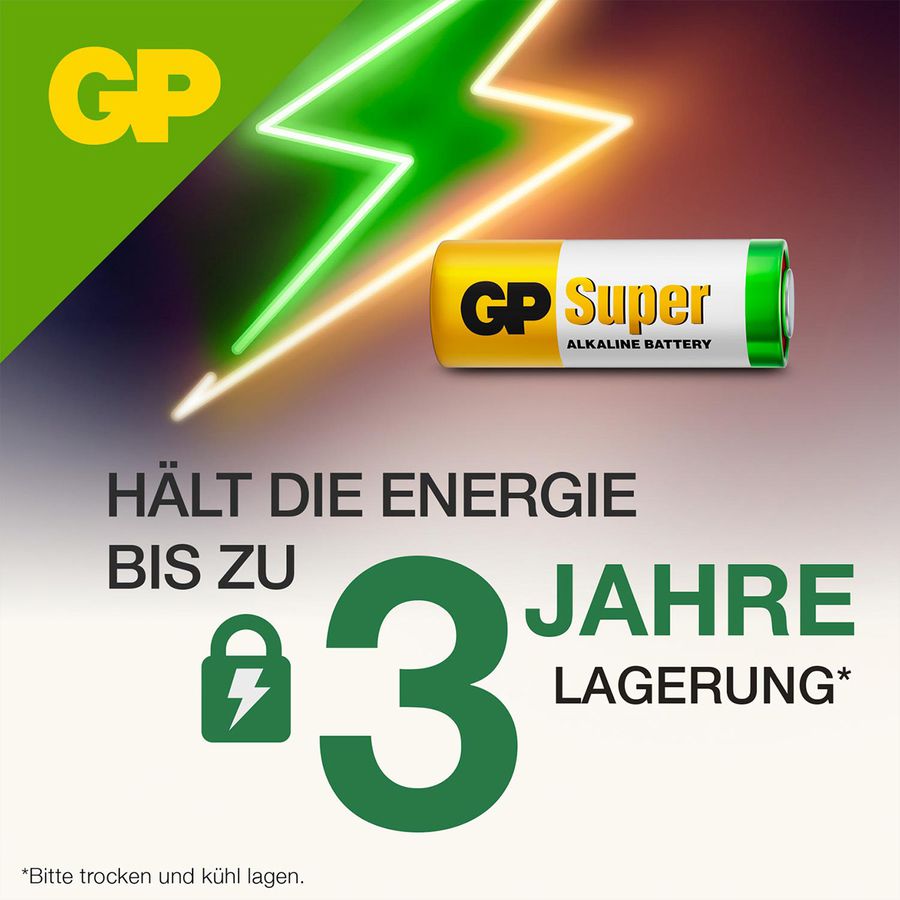 GP Super Batteries Alkaline N-Lady 8x, 1,5V
