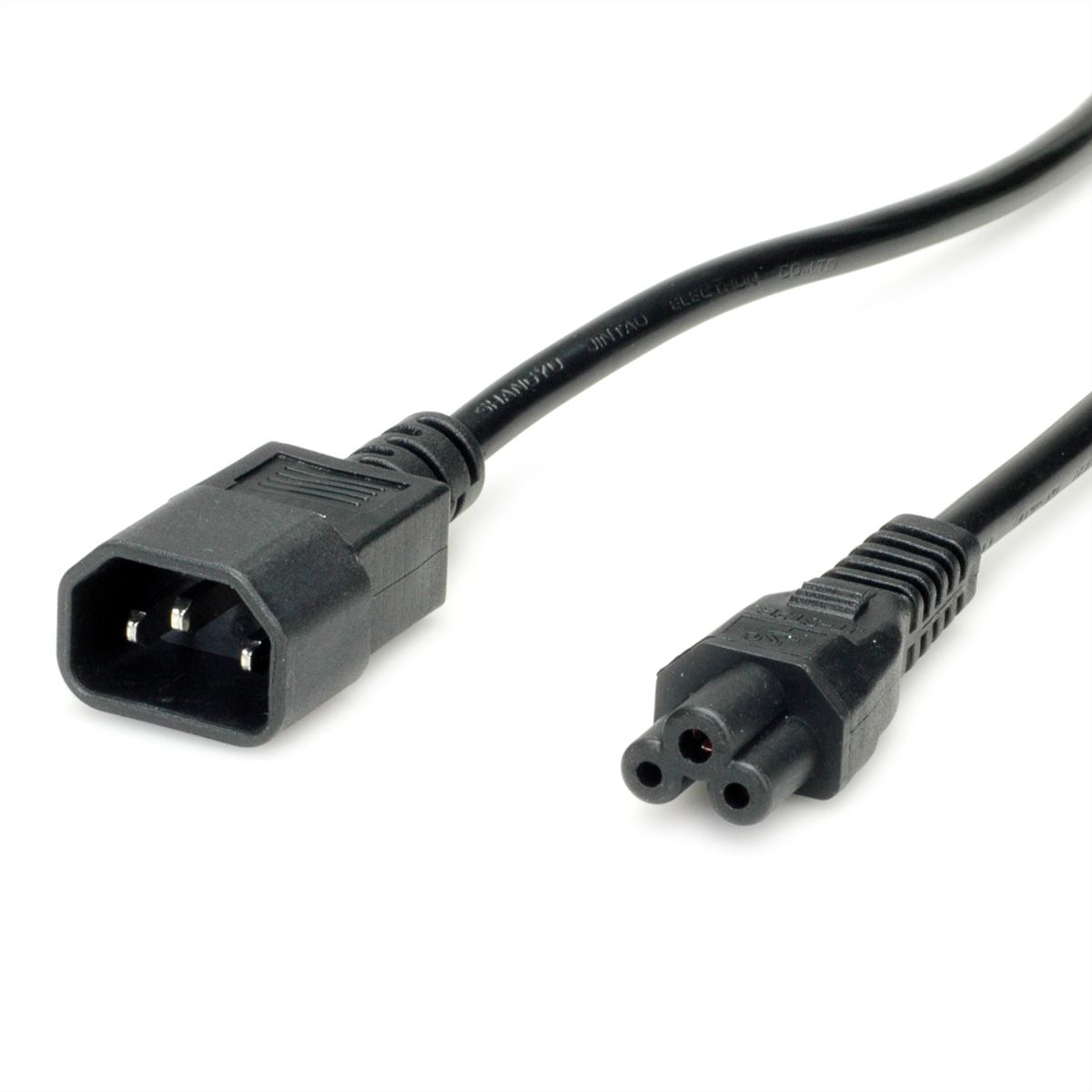 VALUE Câble IEC320/C14 M - C5 F, noir, 1,8 m