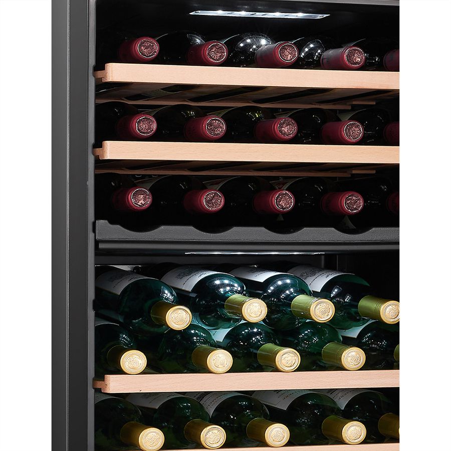 Climadiff Armoire à vin CEPAGE33DZ, Autonome, 2 zones, 33 bouteilles