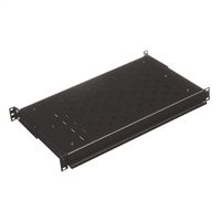CONTEG 19"-Fachboden ausziehbar, 435 x 250 mm, 25kg